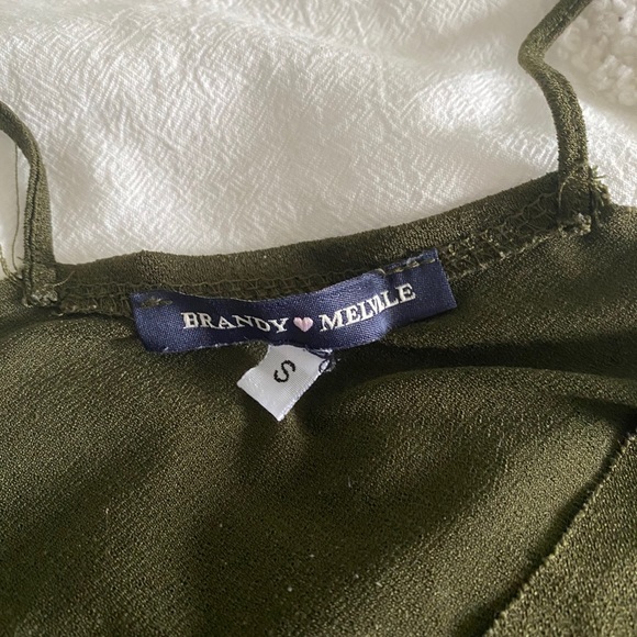 Brandy Melville olive green cami - Picture 5 of 5
